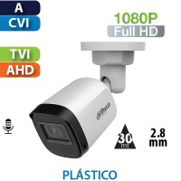      Cámara tipo bala IR 1080P con AUDIO 2MP Dahua (HAC-B1A21N-U)