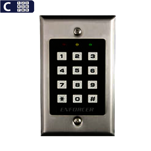                          Acceso por Código, Sin Registros, Seco-Larm (SK-1011-SDQ)