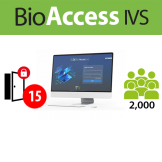       Software de Acceso BioAccess IVS / 2,000 Usuarios -  15 Equipos (Licencia Gratuita) Zkteco (ZKBA-AC-P15)
