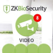    Software de Video (Liencia para  8 Cámaras)  para ZKBioSecurity V5000 ZKTeco (ZKBS-VID-P8)