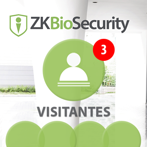 Software de Visitantes (Licencia 3 Estaciónes) para ZKBioSecurity V5000 (ZKBS-VIS-P3) 1W