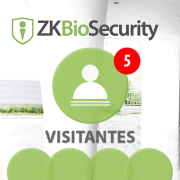 Software de Visitantes (Licencia 5 Estaciónes) para ZKBioSecurity V5000 (ZKBS-VIS-P5) 1W