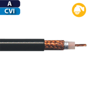 Cable Coaxial RG59 95% Cobre Negro @ 150mts UPG (SRG59CCA-0B5)