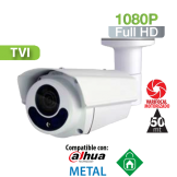Cámara Bala IR HD-TVI 1080P Varifocal Motorizada 2.8-8mm IR 50 Mts. HomeSys by Avtech (VC951)