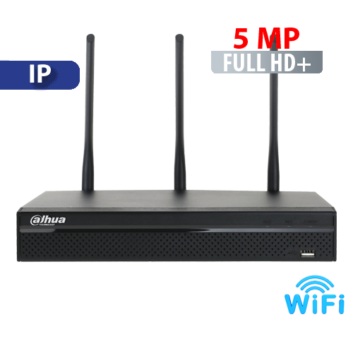 NVR  4 Canales  hasta  5 MP Smart 1U Wi Fi Dahua (NVR4104HS-W-S2)