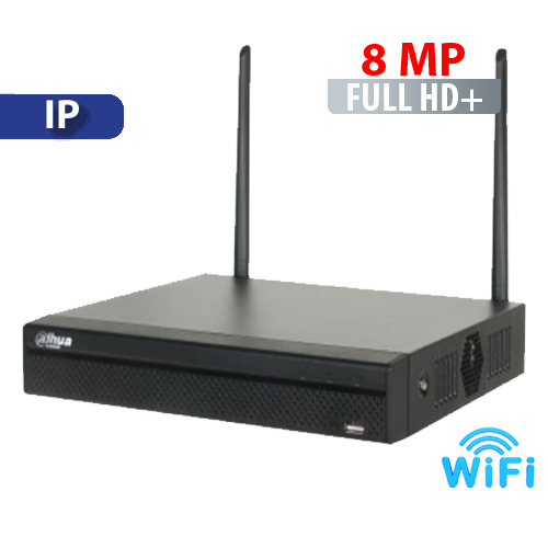 NVR  4 Canales  hasta  8 MP Smart 1U 4K Wi Fi Dahua (NVR2104HS-W-4KS2)