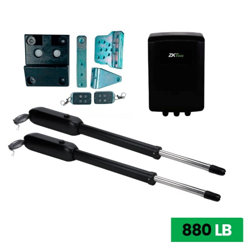 Kit de Pistones de Aluminio para puertas abatibles 880 LB ZKTeco (ZKSW400DC) Kit de Pistones de Aluminio para puertas abatibles 880 LB ZKTeco (ZKSW400DC)